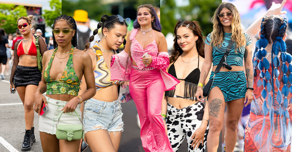 Edgy sales festival outfits