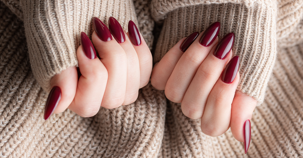 cherry red nail designs