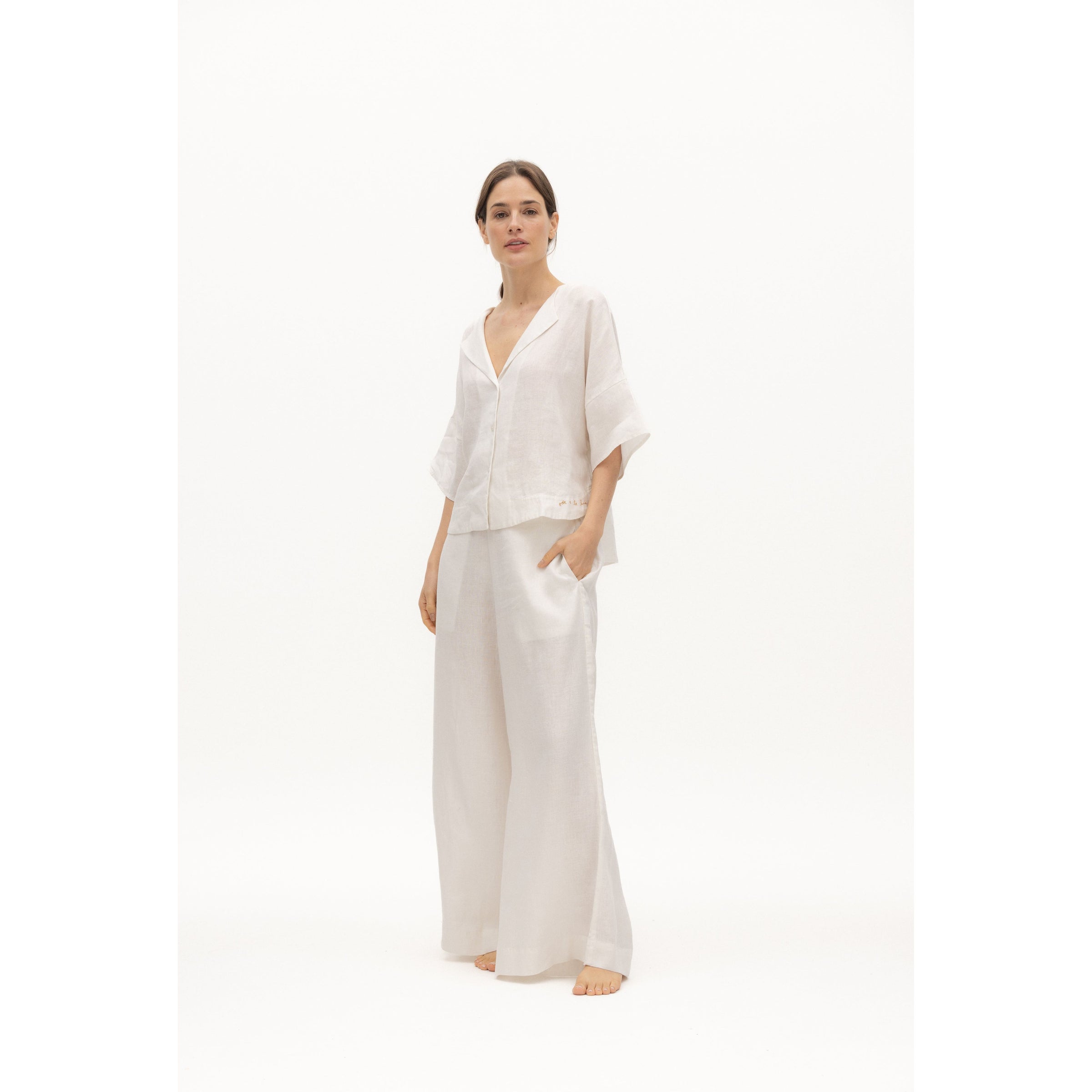 Blusa manga corta Agua Cruda