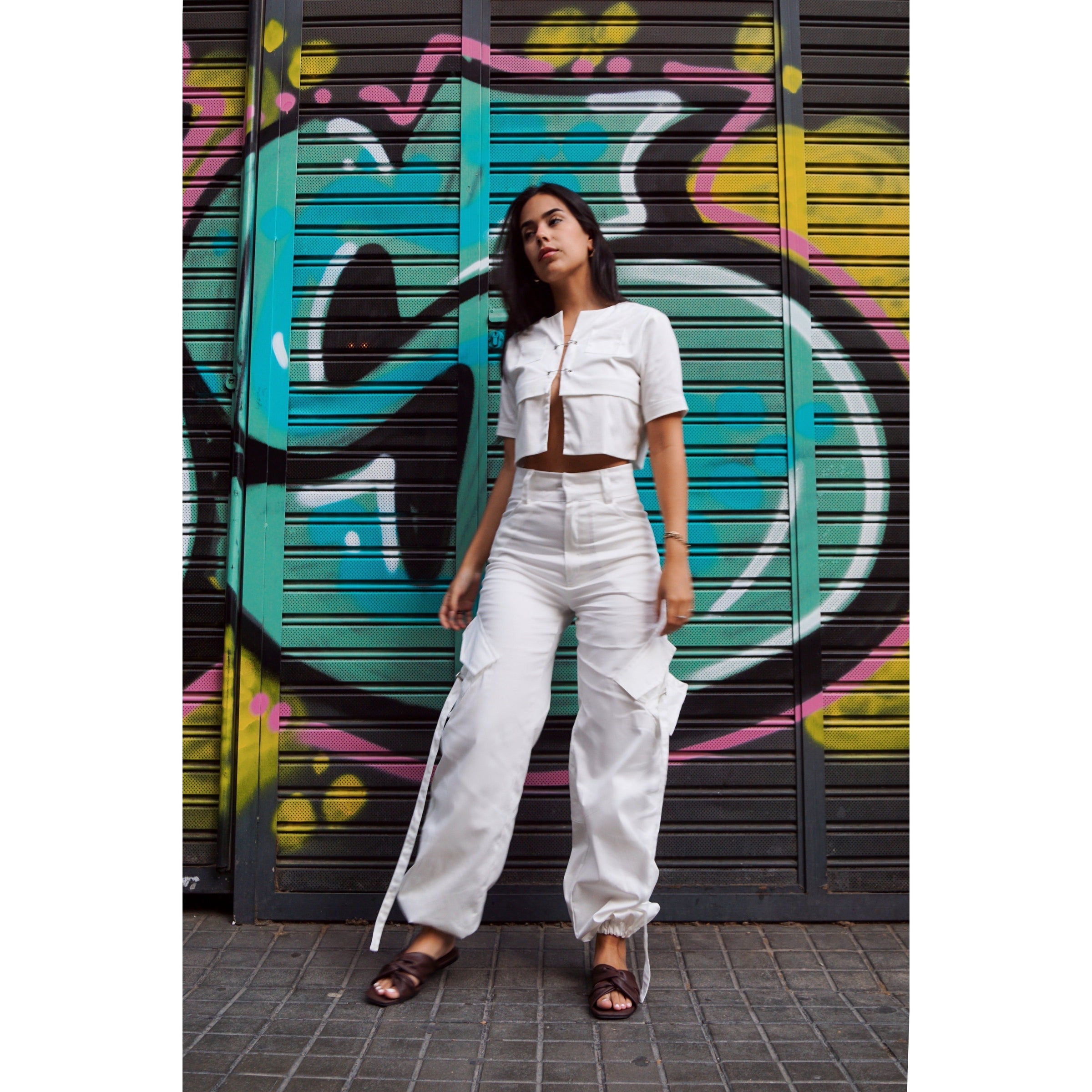 Cargo Pant White