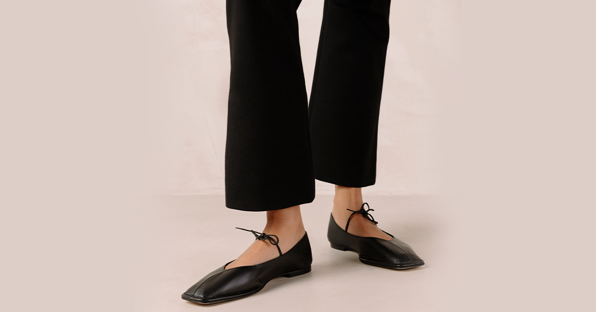 3 Amazing Looks With Black Ballet Flats