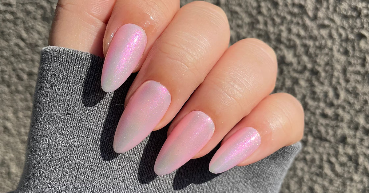 Hot Pink Chrome Nails : r/malepolish