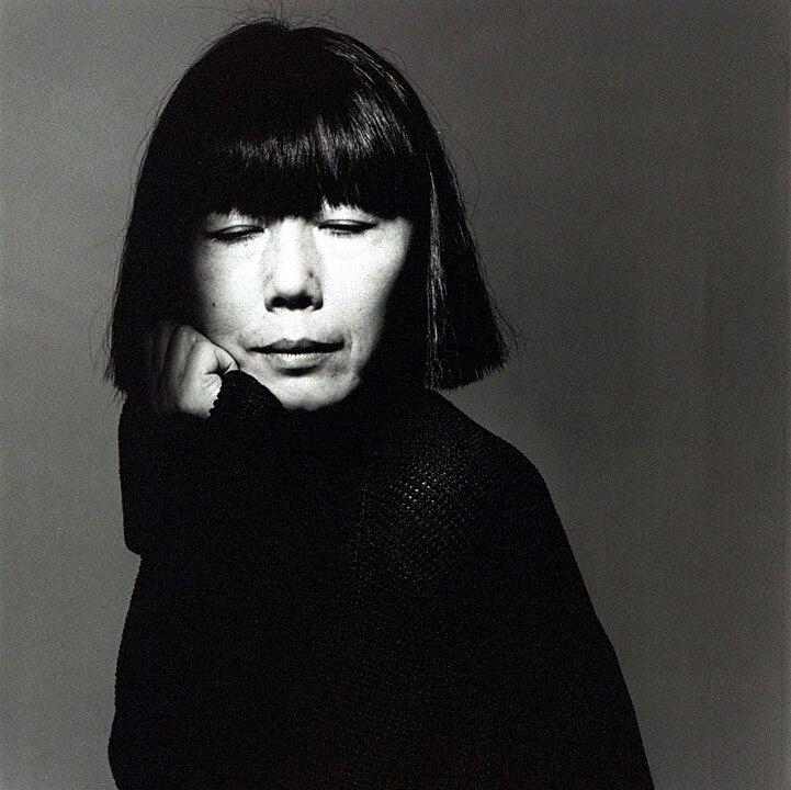 a black and white image of Rei Kawakubo one of the trailblazers of style in fashion