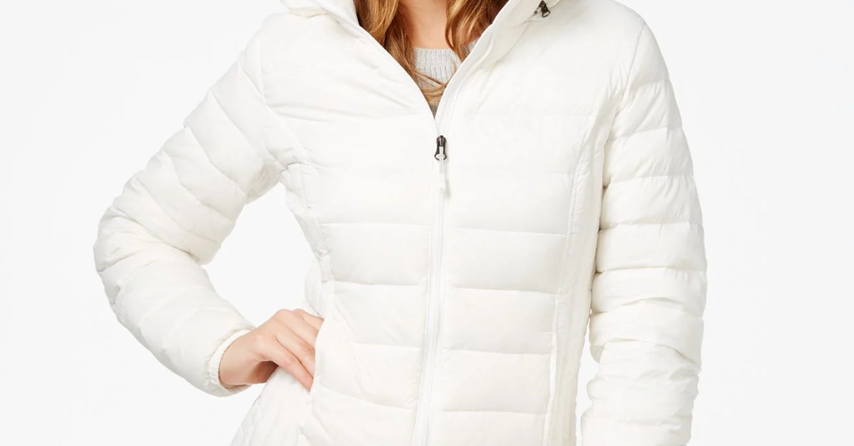 Hello December! Stay warm wearing a White Puffer Jacket