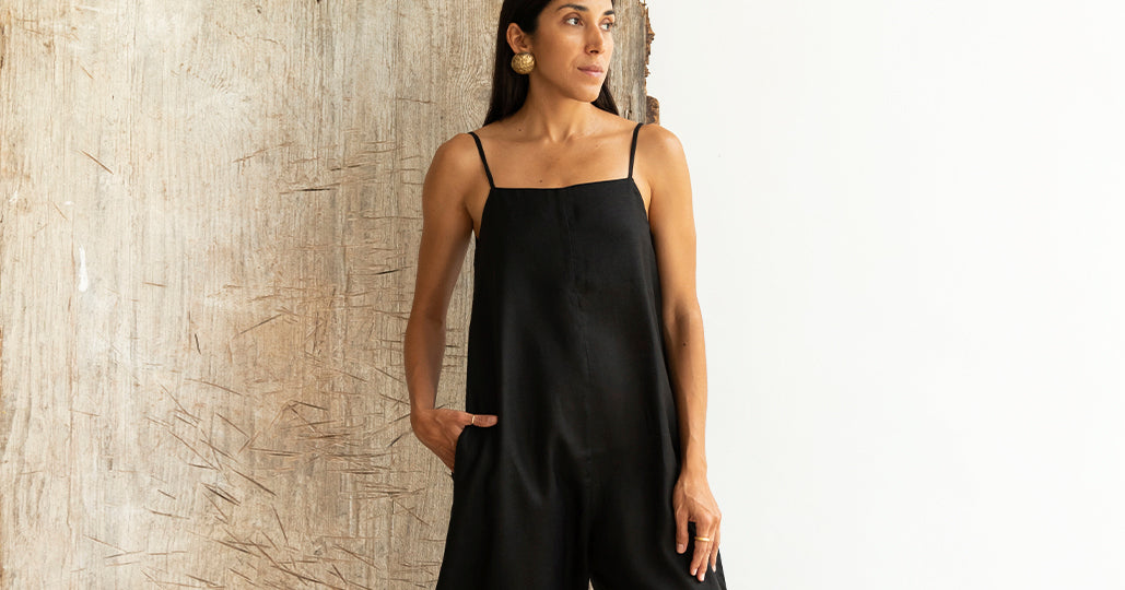Outfit Ideas with a Black Jumpsuit
