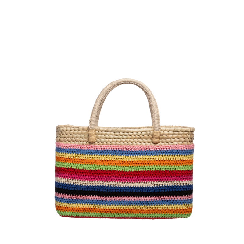 Medium Crochet Bag Rainbow