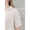 Almond Linen Shirt