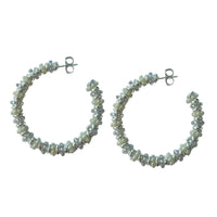 Formation Beaded Maxi Hoops