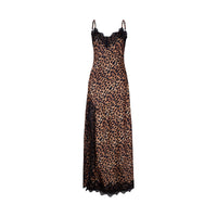 Slip dress largo cheetah