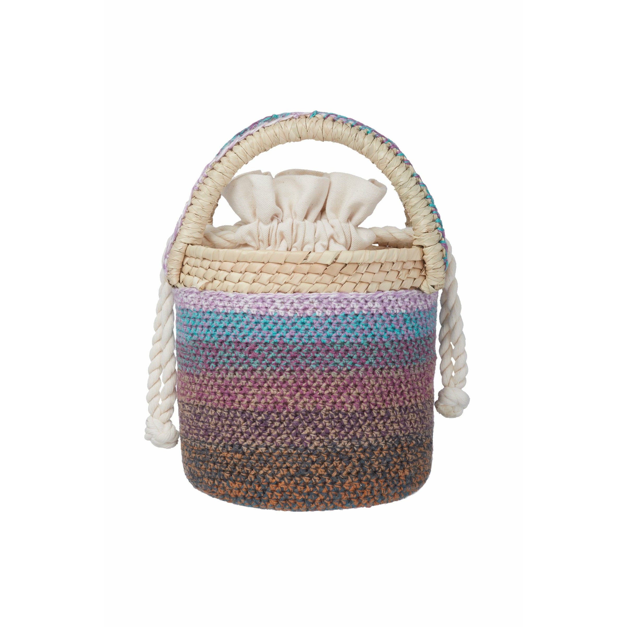 Crochet Bucket. Bags Agua D´ Mar 