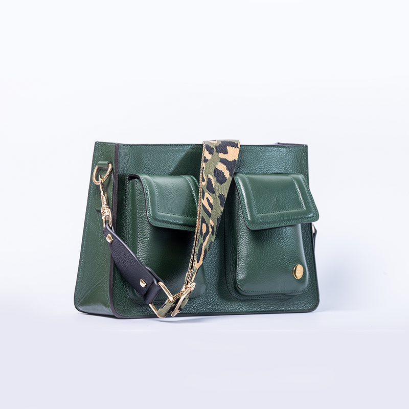 Mini Keley - Olive Green Crossbody Bag