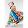 Maxi Dress / Rainbow Jungle