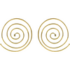 Earrings Dorados Espiral