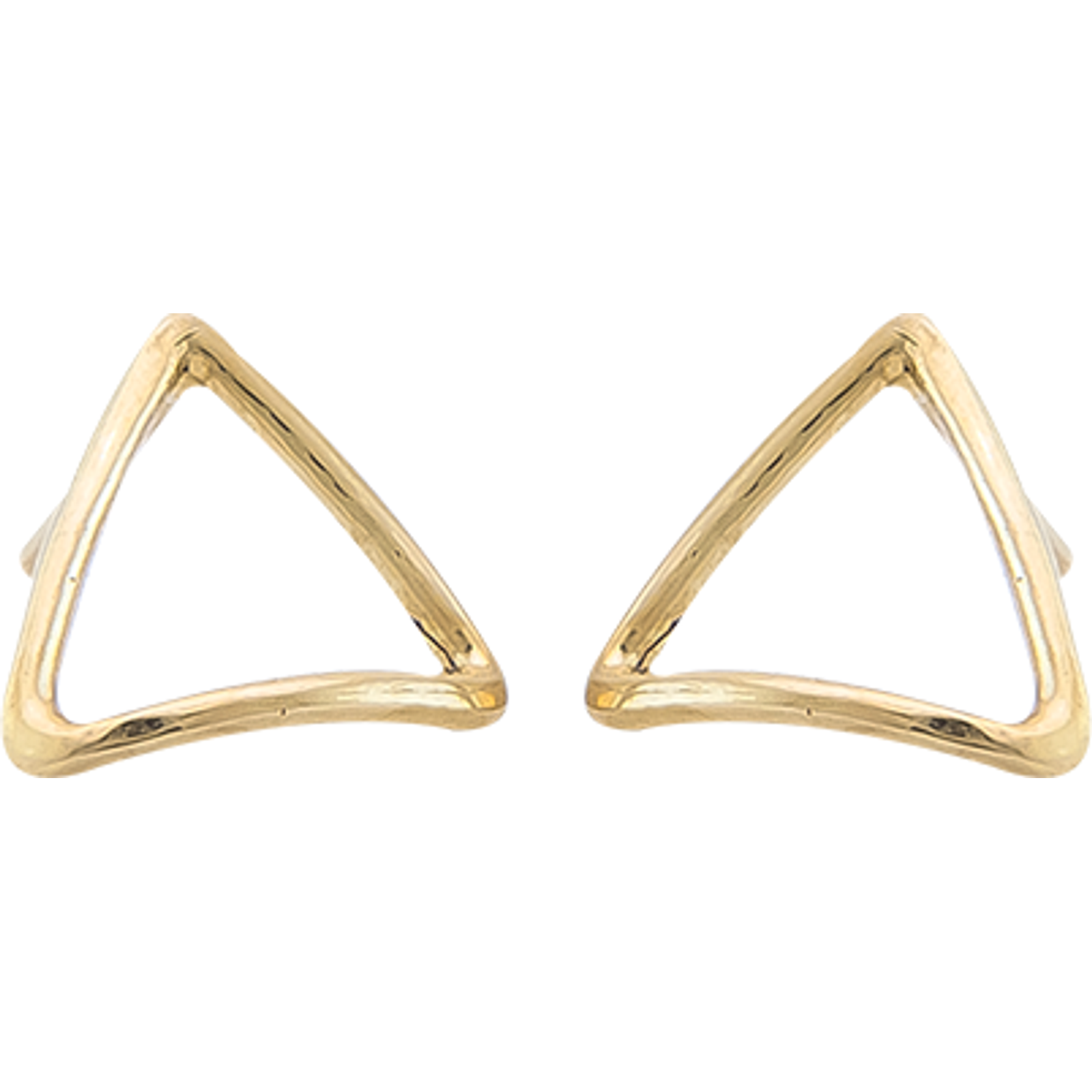 Earrings Triángulo Dorado
