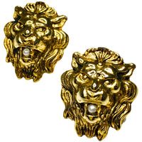 Lion Stud Earrings