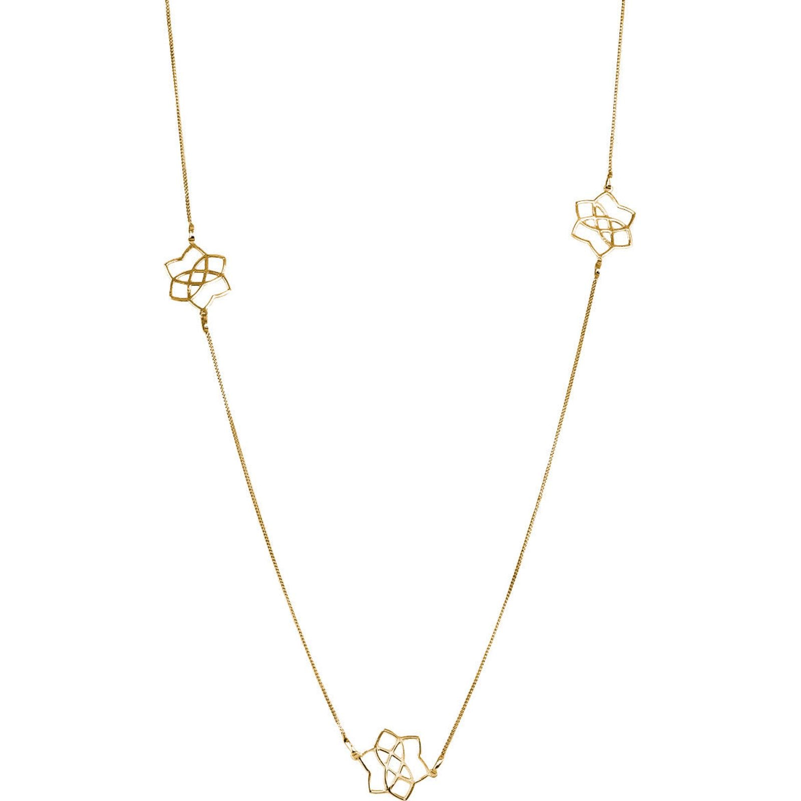 Necklace Logos iconique Dorado