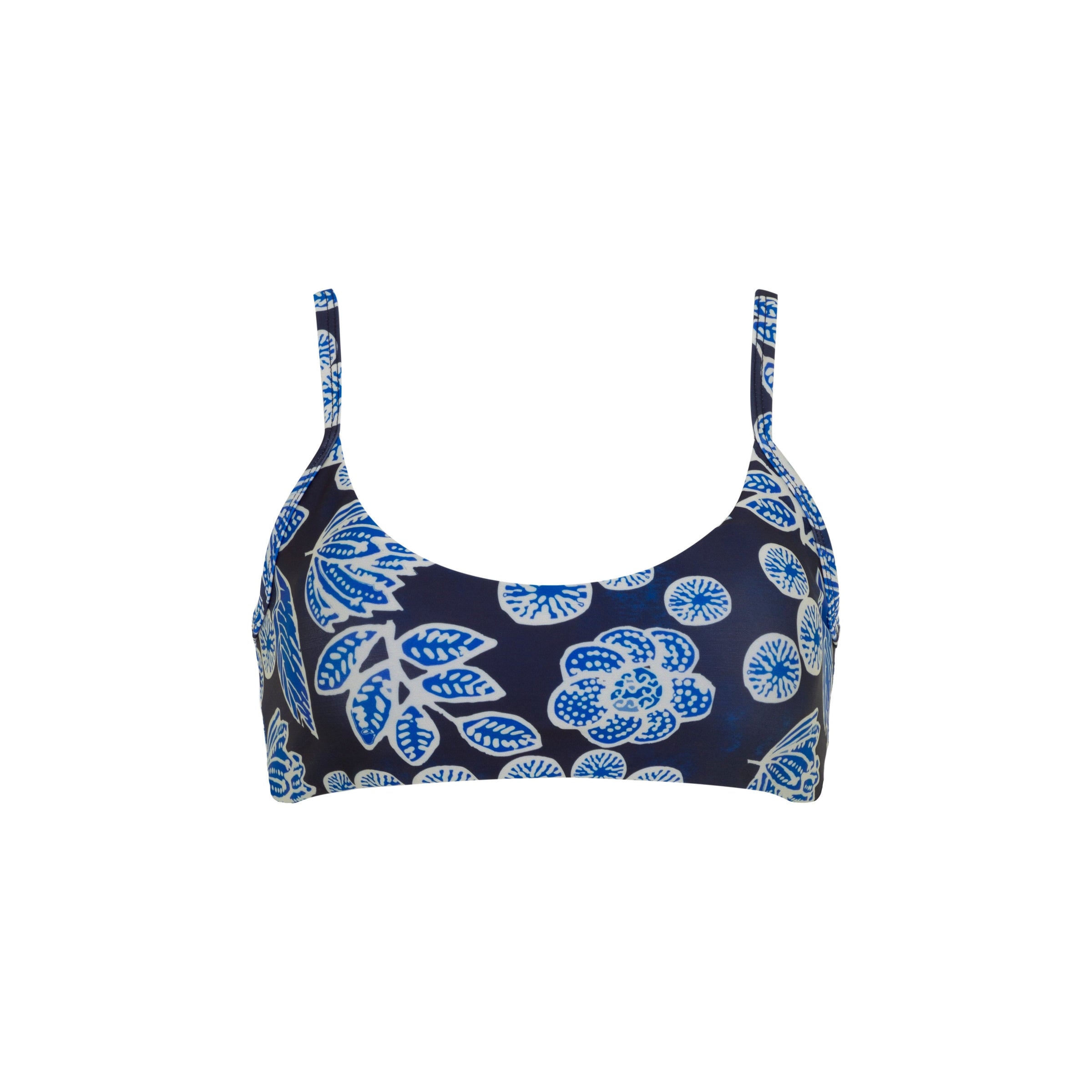 Top Ceci Flowers Royal Blue