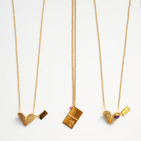 Love Postcard Necklace Necklace Geo Designs 