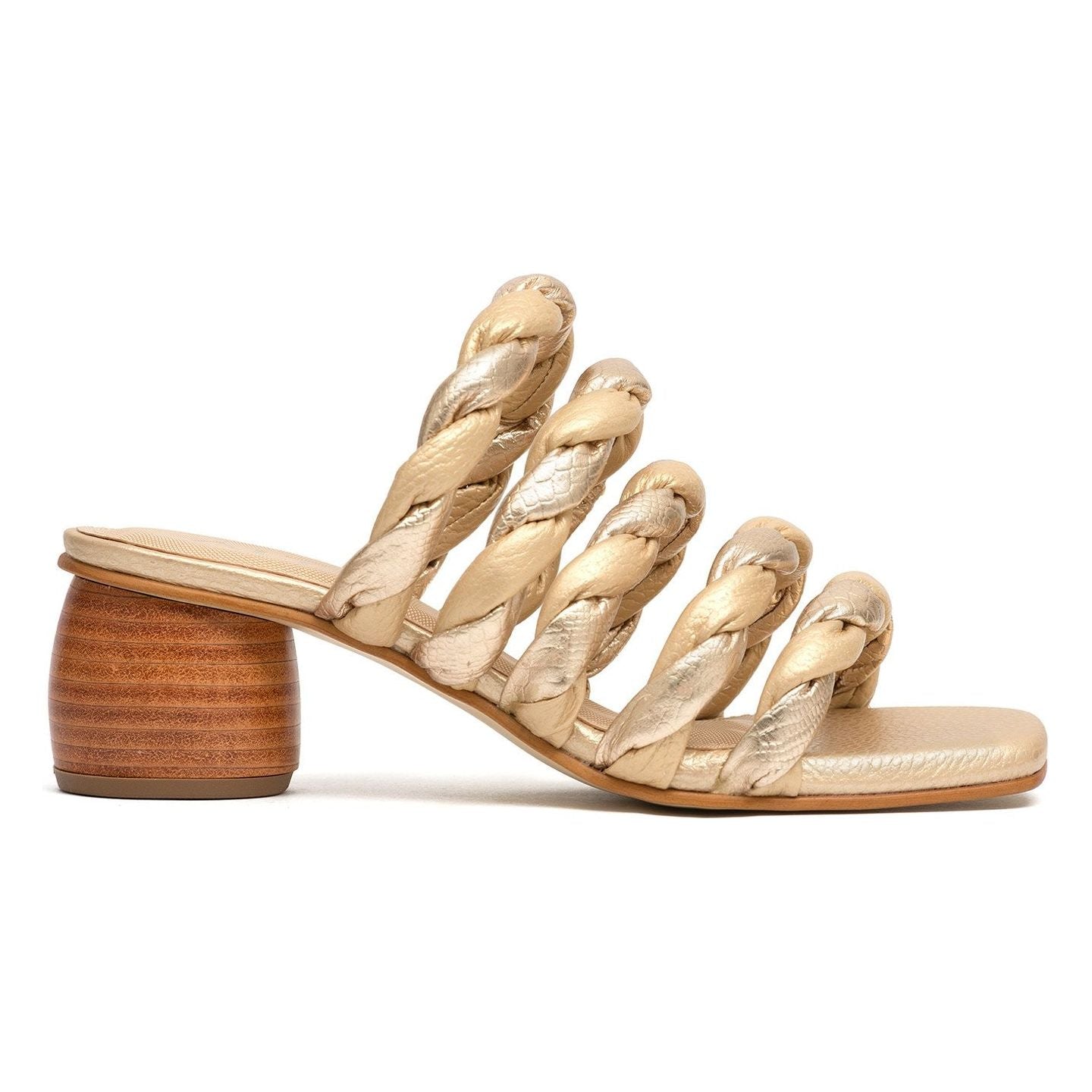 Zylvie Gold Sandals