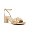 Inés Gold Sandals