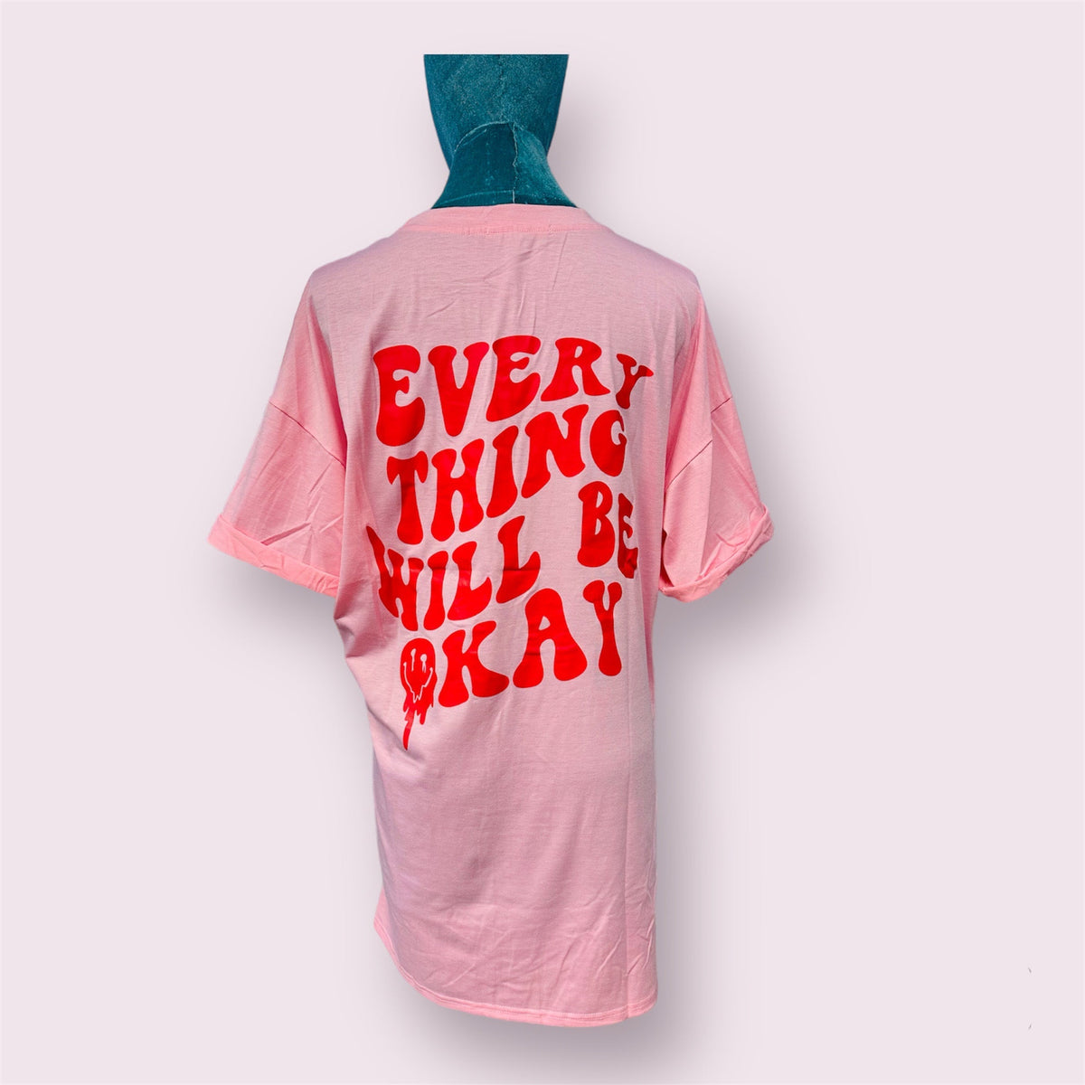 Oversized T-shirt “Everything will be ok”