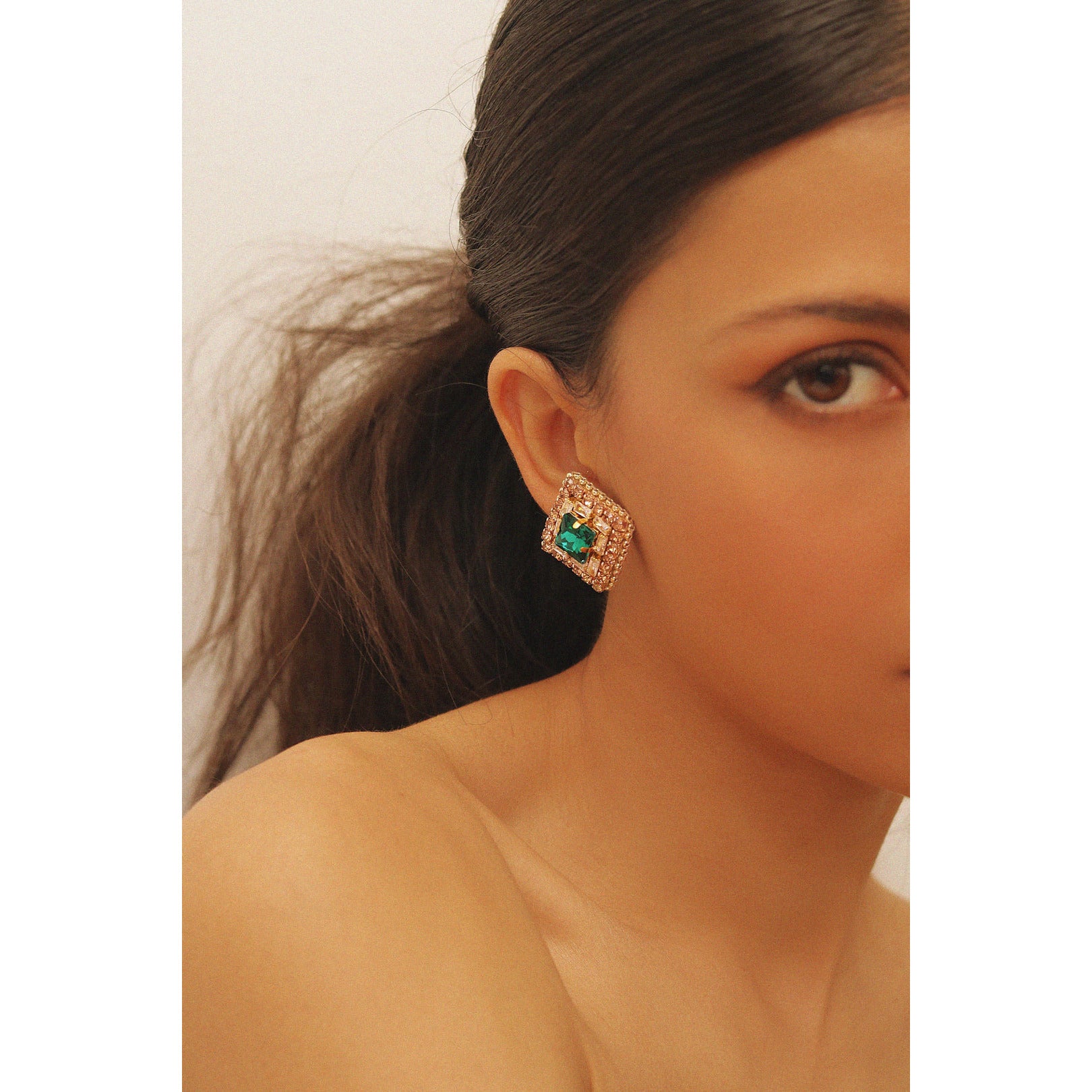 EMARALD STUDS