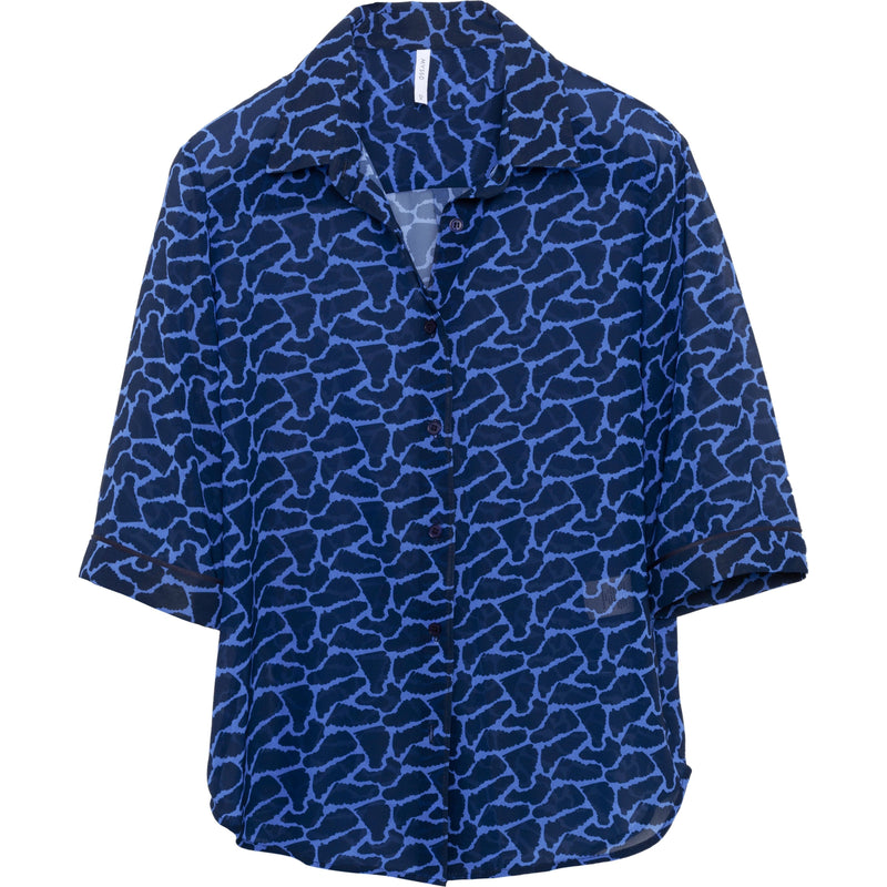 Kali Blue Stained Shirt