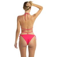 Tied-up bikini set - Pink