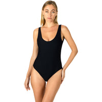 The Poolside One Piece - Black