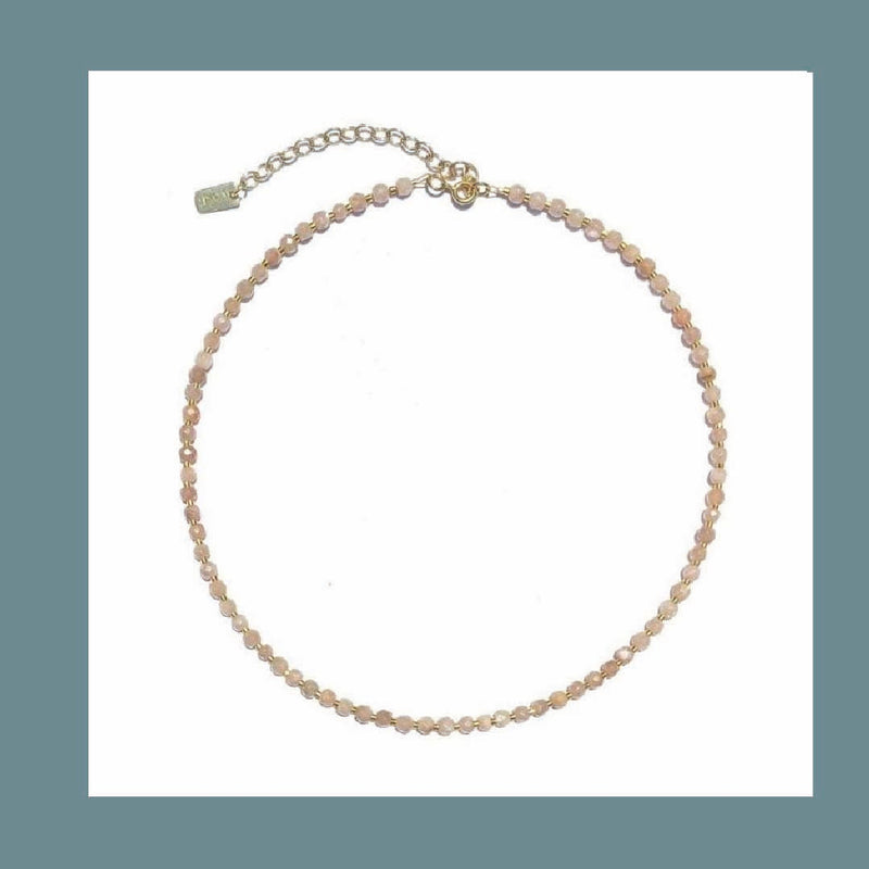 Peach Moonstone Toggle Necklace