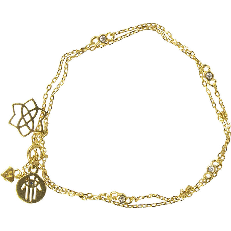 Bracelet Doble Chain Zirconia