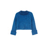 Nube cropped blue mix sweater