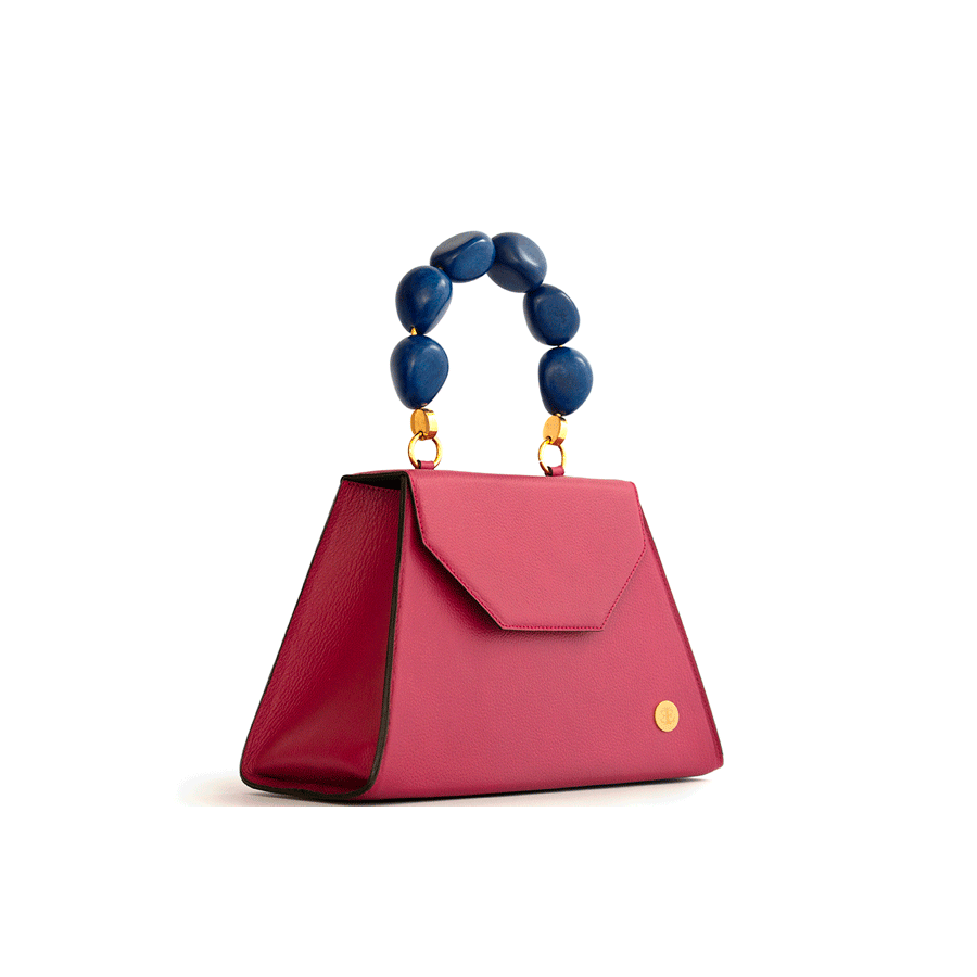 Emilia – Fucsia Top Handle Bag