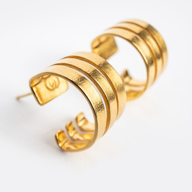 DYNAMIC HOOPS EARRINGS Earrings Geo Designs 