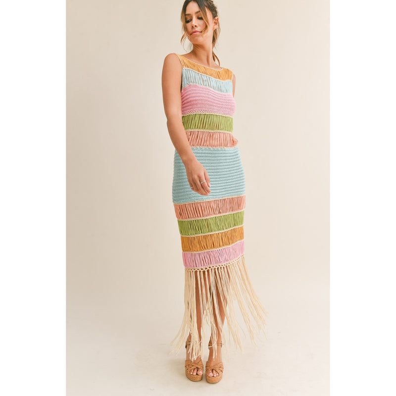 Crochet rainbow dress Onpost Crochet rainbow dress Onpost