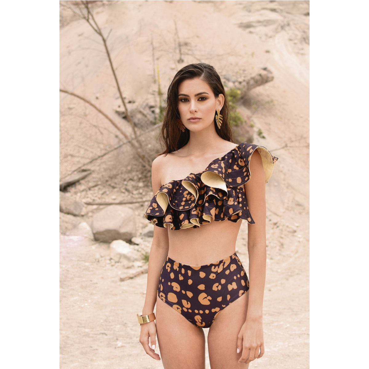 Leopard Two Pieces Swimsuits Morena del Rey 