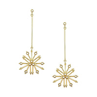 Sea flower earrings